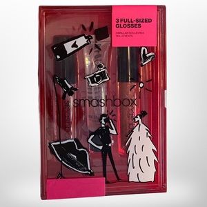 SMASHBOX | Trio Lip-Gloss Set Hydrating Non-Sticky Nourishing Vitamin E Lipgloss